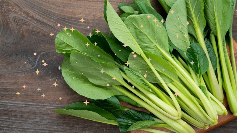 ほうれん草と卵のシンプル炒め