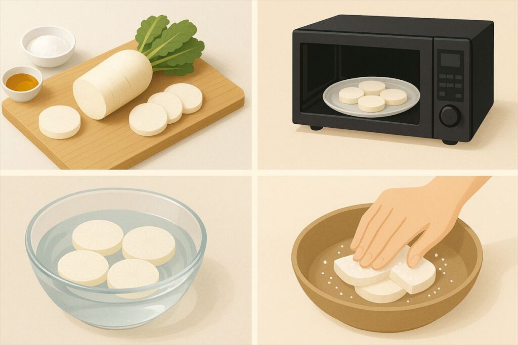 大根 漬物 辛味 抜きの基本と対処法