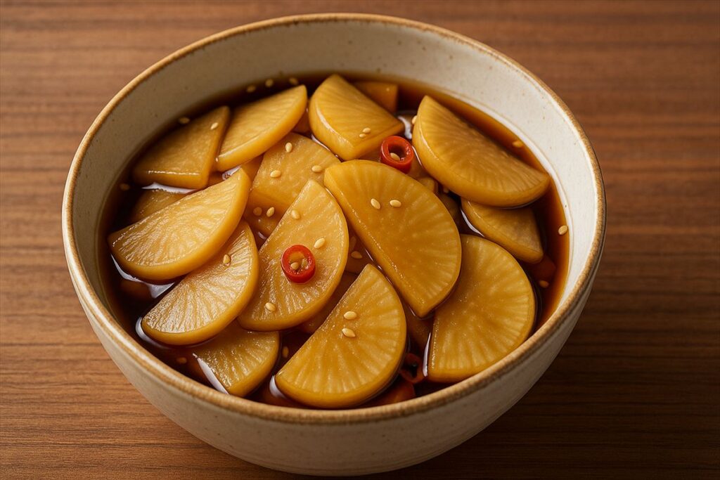 大根の醤油漬けの作り方